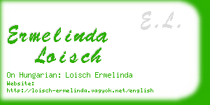 ermelinda loisch business card